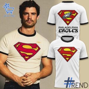 1 Philadelphia Eagles x Super Man Shirt designed with a clean aesthetic for everyday wear