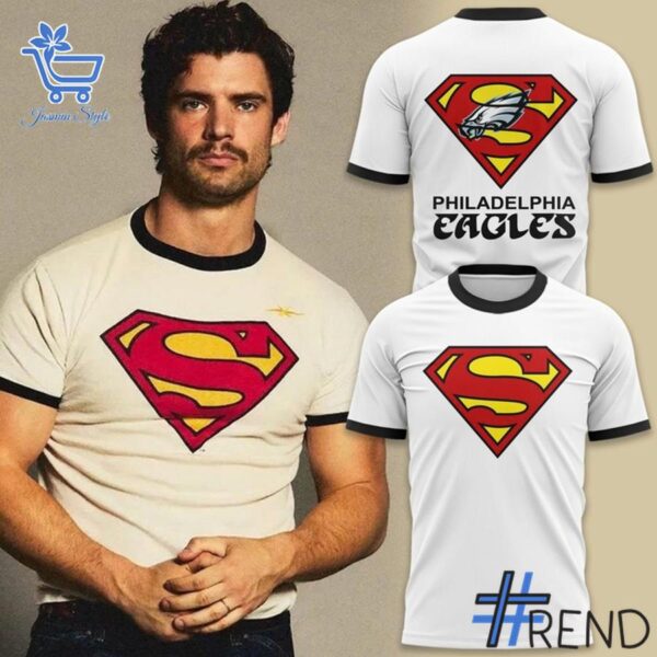1 Philadelphia Eagles x Super Man Shirt designed with a clean aesthetic for everyday wear