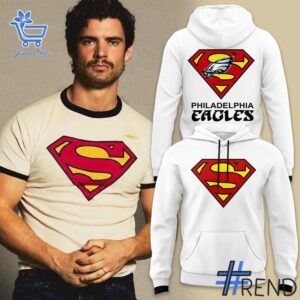 2 Philadelphia Eagles x Super Man Shirt designed with a clean aesthetic for everyday wear