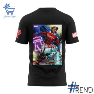 Premium quality 3 Philadelphia Phillies 2025 Marvel Superhero Night T shirt with a modern, versatile look