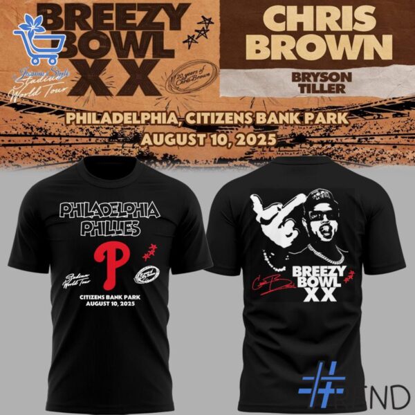 2 Philadelphia Phillies Chris Brown Shirt designed with a clean aesthetic for everyday wear
