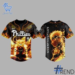 Take every step in comfort with 2 Philadelphia Phillies Naruto Baseball Jersey
