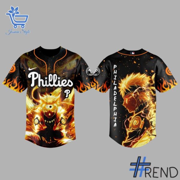 Take every step in comfort with 2 Philadelphia Phillies Naruto Baseball Jersey