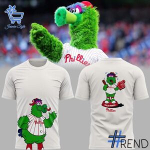 The 1 Philadelphia Phillies Phillie Phanatic Shirt delivers iconic streetwear energy.