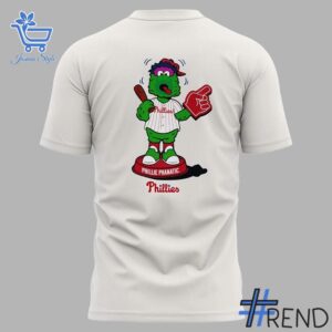 The 3 Philadelphia Phillies Phillie Phanatic Shirt delivers iconic streetwear energy.