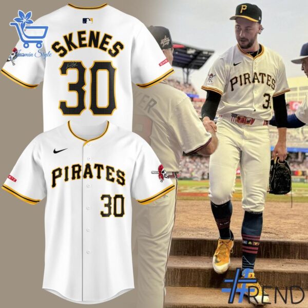 From casual to standout — 1 Pittsburgh Pirates Paul Skenes Baseball jersey says it all.