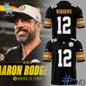 From casual to standout — 1 Pittsburgh Steelers Aaron Rodgers 12 Football Jersey says it all.