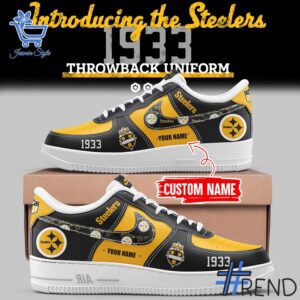 Crafted with care, the Pittsburgh Steelers Football Throwback Legacy Air Force Shoes delivers a versatile look and lasting quality.