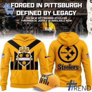 From casual to standout — 1 Pittsburgh Steelers Gold 1933 Throwback Game Hoodie says it all.