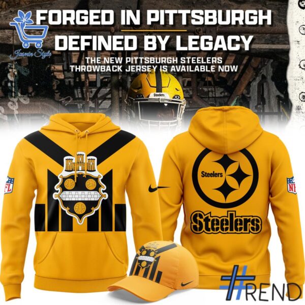 From casual to standout — 1 Pittsburgh Steelers Gold 1933 Throwback Game Hoodie says it all.