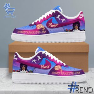 Premium 2 Prince Around The World In A Day Air Force Shoes built for comfort and a modern lifestyle
