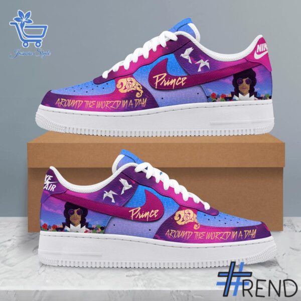 Premium 2 Prince Around The World In A Day Air Force Shoes built for comfort and a modern lifestyle