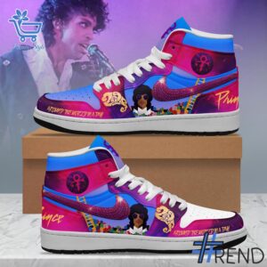 From casual to standout — 1 Prince Around the World in a Day Air Jordan 1 Shoes says it all.
