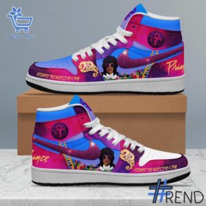 From casual to standout — 2 Prince Around the World in a Day Air Jordan 1 Shoes says it all.