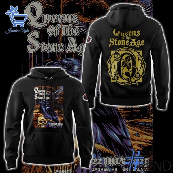 Stylish 1 Queens of the Stone Age Tour 2025 Hoodie designed for everyday wear and lasting comfort.