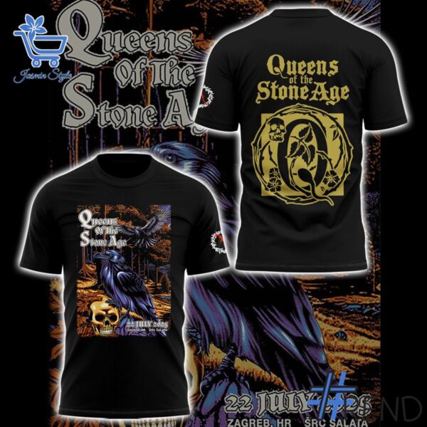 Stylish 2 Queens of the Stone Age Tour 2025 Hoodie designed for everyday wear and lasting comfort.
