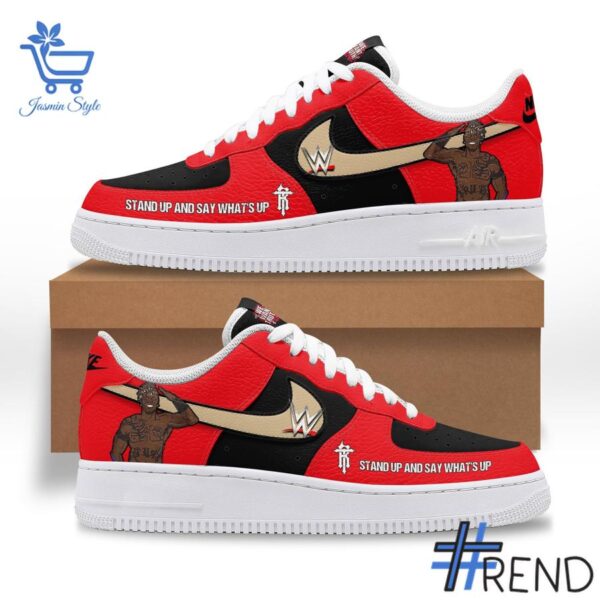 Premium quality 2 R Truth WWE Stand up and say whats up Air Force 1 with a modern, versatile look