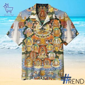 The 1 Refuge Tree Hawaiian Shirt delivers iconic streetwear energy.