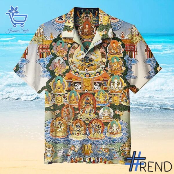 The 1 Refuge Tree Hawaiian Shirt delivers iconic streetwear energy.