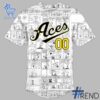 Premium quality 2 Reno Aces x 2025 Peanuts Night Baseball Jersey with a modern, versatile look