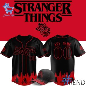 Stylish 1 Rocket City Trash Pandas 2025 Stranger Things Jersey designed for everyday wear and lasting comfort.