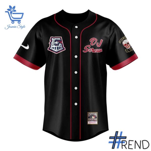 Layered outfit featuring 2 Round Rock Express DJ Screw Jersey as the key piece
