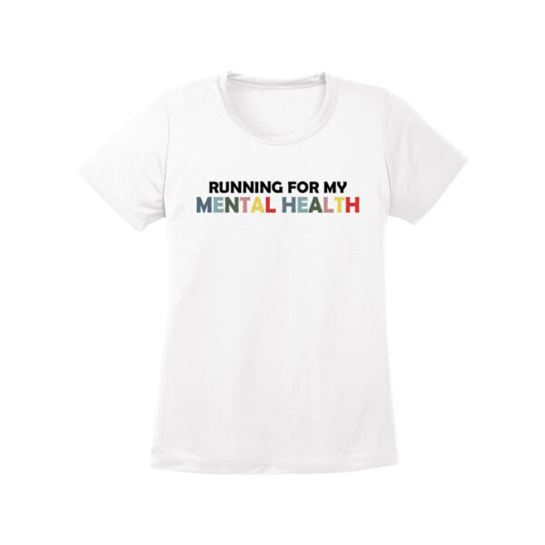 The Running For My Mental Health T Shirt brings a timeless classic into today’s style