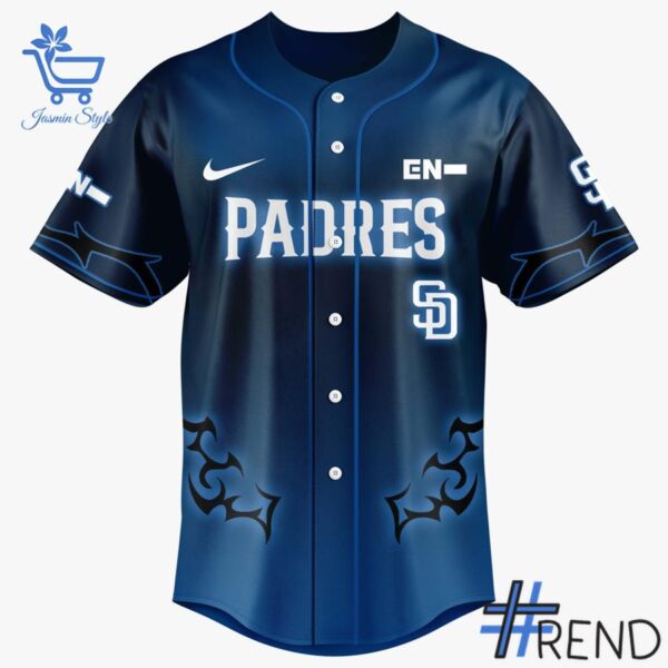2 San Diego Padres ENHYPEN Walk the Line World Tour Jersey featuring a bold design for everyday confidence.
