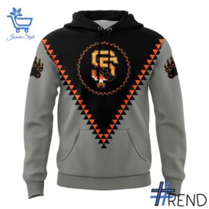 The 2 San Francisco Giants Native American Heritage Night Hoodie delivers iconic streetwear energy.
