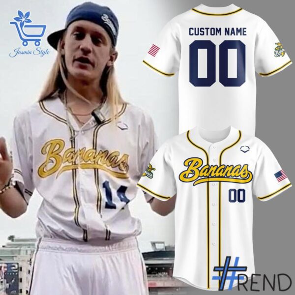 Premium Savannah Bananas custom Baseball Jersey designed for a modern, versatile style.