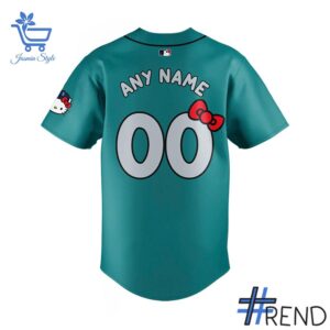 Take every step in comfort with 3 Seattle Mariners Hello Kitty Night Custom Jersey
