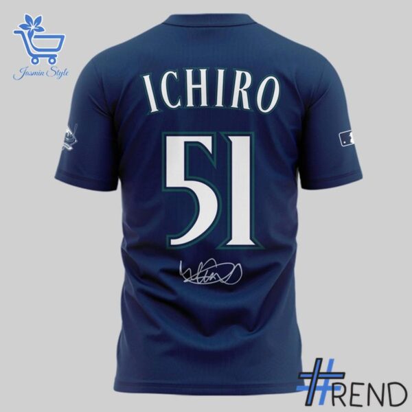 3 Seattle Mariners Ichiro Suzuki 2025 T Shirt designed with a clean aesthetic for everyday wear