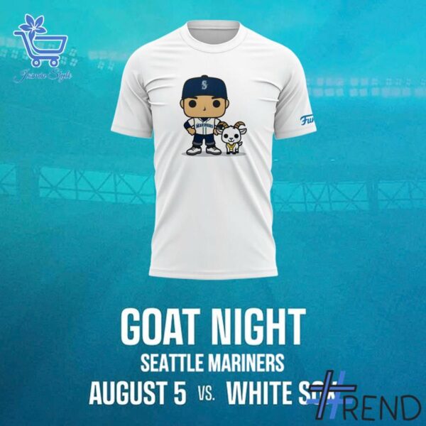 High-quality 1 Seattle Mariners Ichiro the GOAT Shirt featuring a stylish design for a standout look.