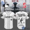 From casual to standout — 1 Seattle Mariners MCR North American Tour 2025 Signature Jersey says it all.