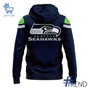 3 Seattle Seahawks 50 Seasons Patch 50th Annivesary Hoodie featuring a bold design for everyday confidence.