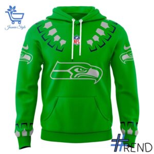 2 Seattle Seahawks NFL 2025 The Graphic God Hoodie designed with a clean aesthetic for everyday wear