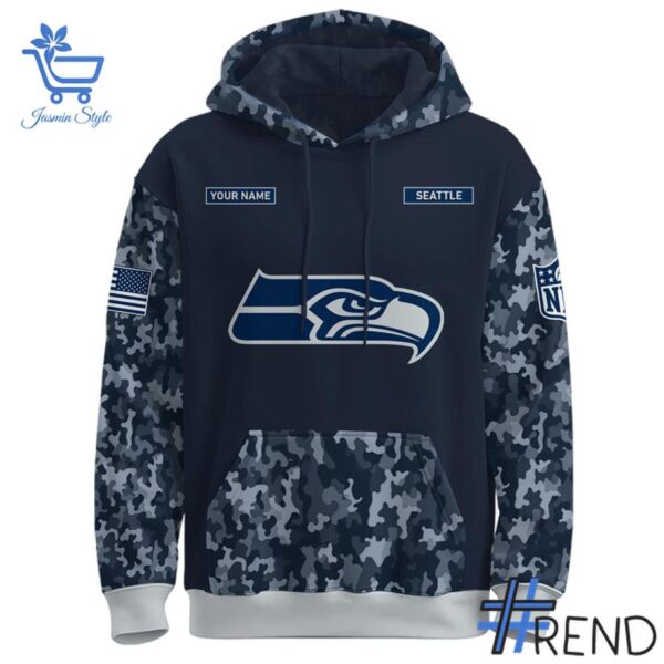 The 2 Seattle Seahawks US Navy 250th Birthday Hoodie delivers iconic streetwear energy.