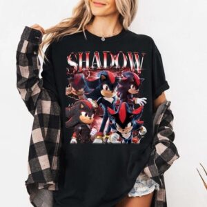 The Shadow the Hedgehog Sonic Shirt delivers iconic streetwear energy.