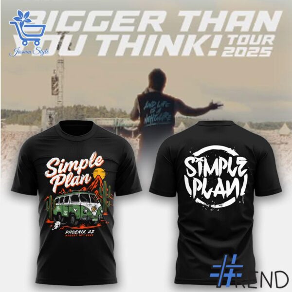 Bold and versatile 1 Simple Plan Bigger Than You Think x Phoenix Shirt for any occasion.