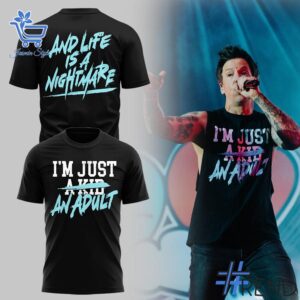 The 1 Simple Plan I'm Just An Adult shirt brings a timeless classic into today’s style