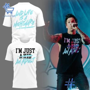The 2 Simple Plan I'm Just An Adult shirt brings a timeless classic into today’s style