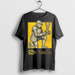 The Sir Cumcise Handdrawn T Shirt brings a timeless classic into today’s style