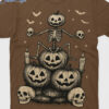 The Skeleton Pumpkin Halloween 2025 Shirt delivers iconic streetwear energy.