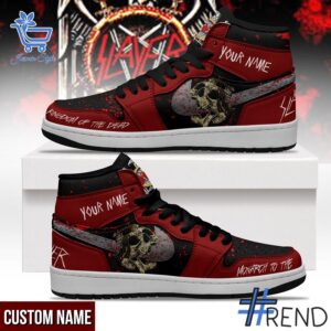From casual to standout — 1 Slayer Band Air Jordan high top Shoes says it all.