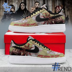 Premium quality 1 Slipknot Here Comes The Pain Tour Nike Air Force 1 with a modern, versatile look