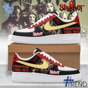 Level up your look with the bold style of 1 Slipknot Tickets European Tour 2025 Air Force Shoes.