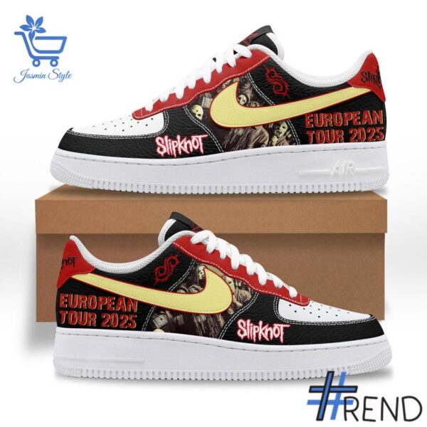 Level up your look with the bold style of 2 Slipknot Tickets European Tour 2025 Air Force Shoes.