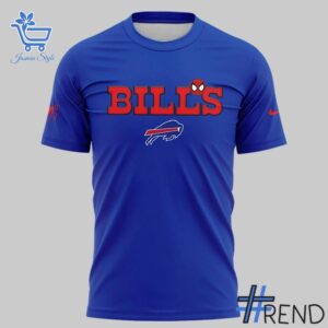 Stylish 2 Spider Man Buffalo Bills Logo T Shirt designed for everyday wear and lasting comfort.