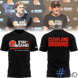 Premium 1 Stay In The Game Cleveland Browns Shirt built for comfort and a modern lifestyle