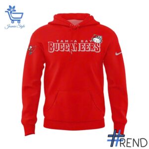 The 2 Tampa Bay Buccaneers Hello Kitty Night Hoodie delivers iconic streetwear energy.